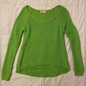 Lime Green Hollister Sweater